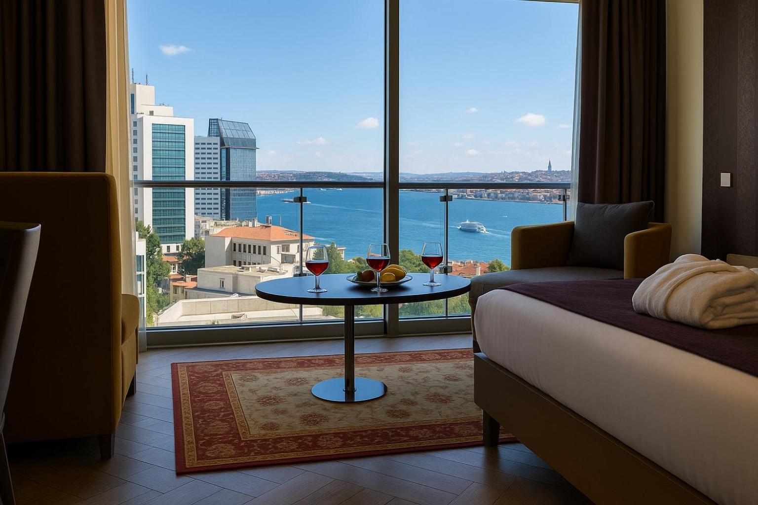 Suite Familiale - Vue sur Bosphore - Accès Gratuit au Spa